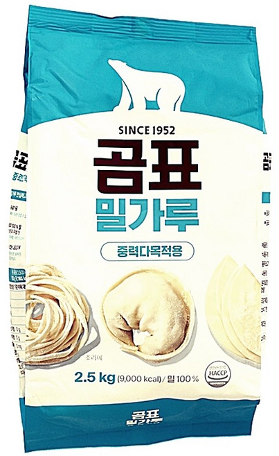 곰표 중력 밀가루, 2.5kg, 6개
