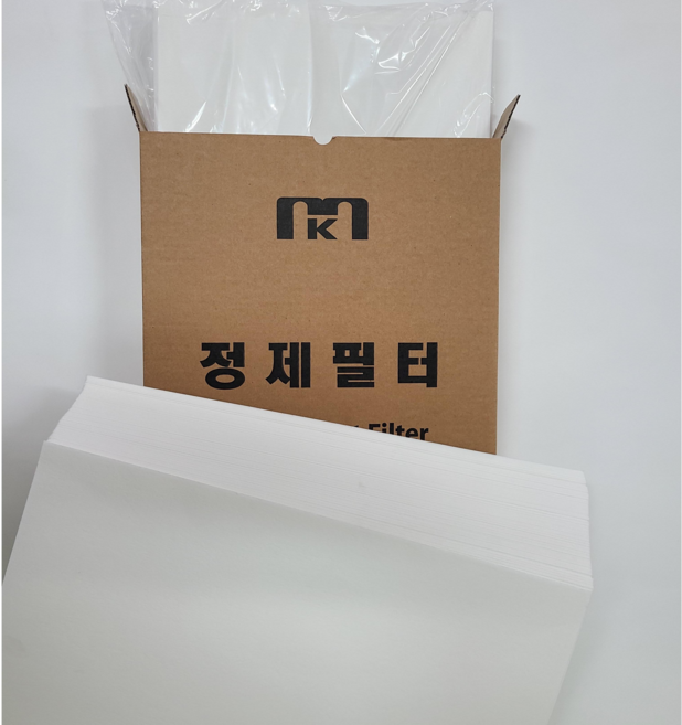 기름 정제 필터 식용유 여과지 (100매/1박스), 1개