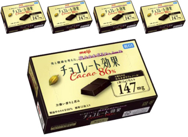 메이지 초콜릿 효과 카카오 86% 12개입, 60g, 5개