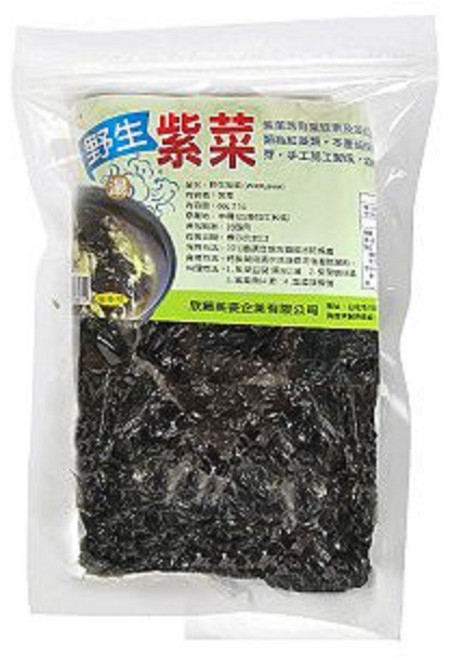 綠源寶 野生紫菜, 60g, 1個