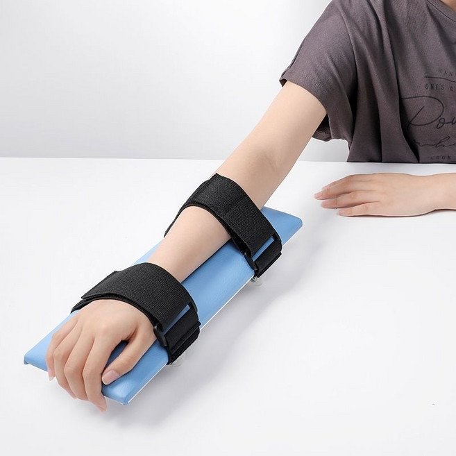 上肢康復滑輪訓練滑板車 手部鍛煉器, 1個, 上肢康復滑輪 藍色