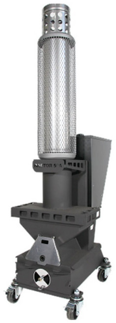 파이어우드 신형 랩터R40 무연통 무연기 무설치 이동식 펠렛난로 화목 난로