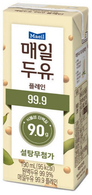 매일두유 99.9 190ml 48팩, 48개