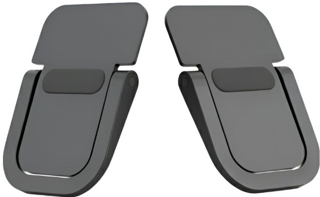 픽스몰 간단한 설치 노트북 거치대, 블랙, 1개