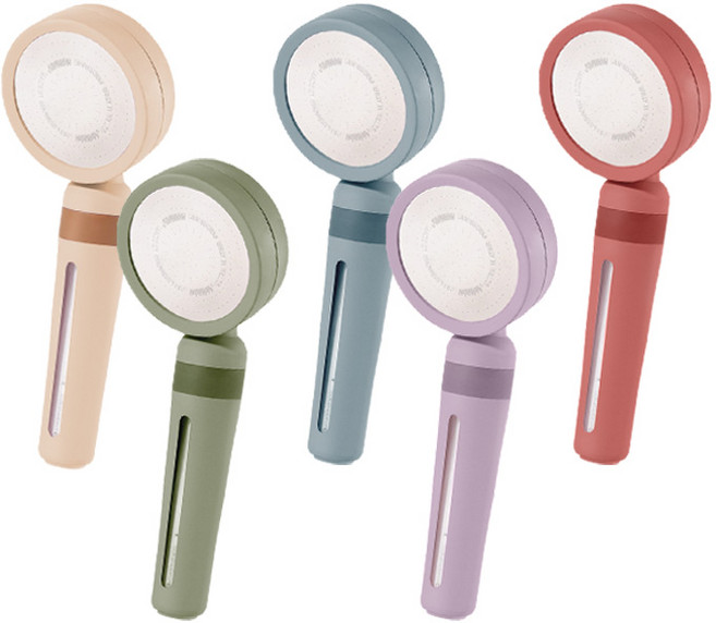 SF-S580W 아쿠아듀오 블라썸 와이드 필터샤워기 (베이지 올리브 퍼플 버건디 하와이안블루), 1개, 베이지