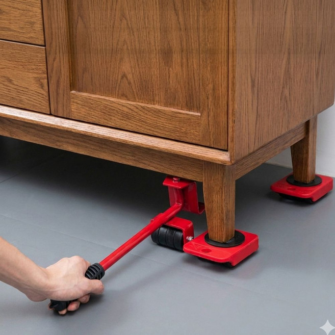 클리오브 이동식 만능지렛대 1세트 무거운 가구, 1개