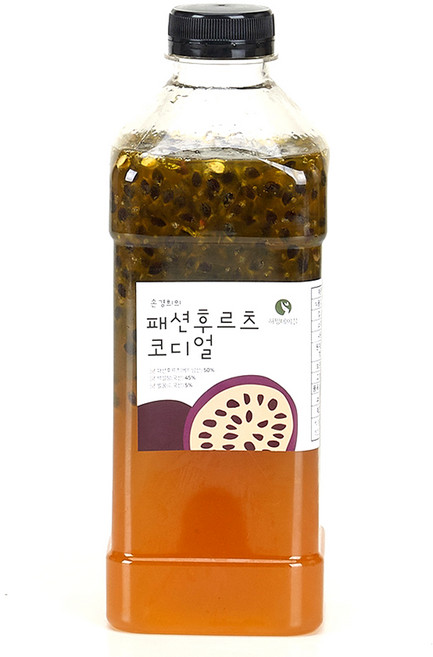 허밍테이블 수제 패션후르츠청 (백향과청), 1개, 1.2kg, 1개입