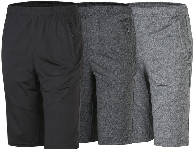 포커스코리안 쿨 스판 남자반바지 7부 냉감 츄리닝 팬츠 여름바지 등산바지 KPR냉감스판7부