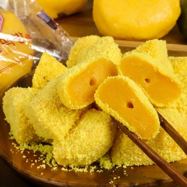 호박인절미 영양간식 아이간식 어르신간식 찹쌀떡 카스테라떡, 1개, 1kg