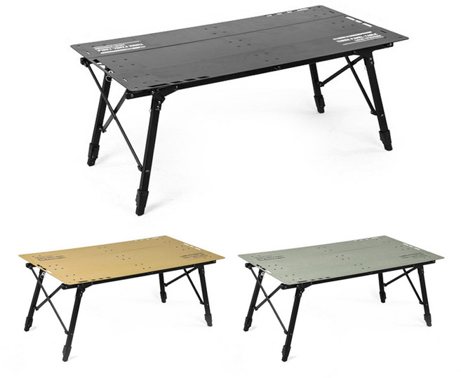 IGT 모듈형 3단 캠핑 테이블 감성 확장형 폴딩 식탁, 단품