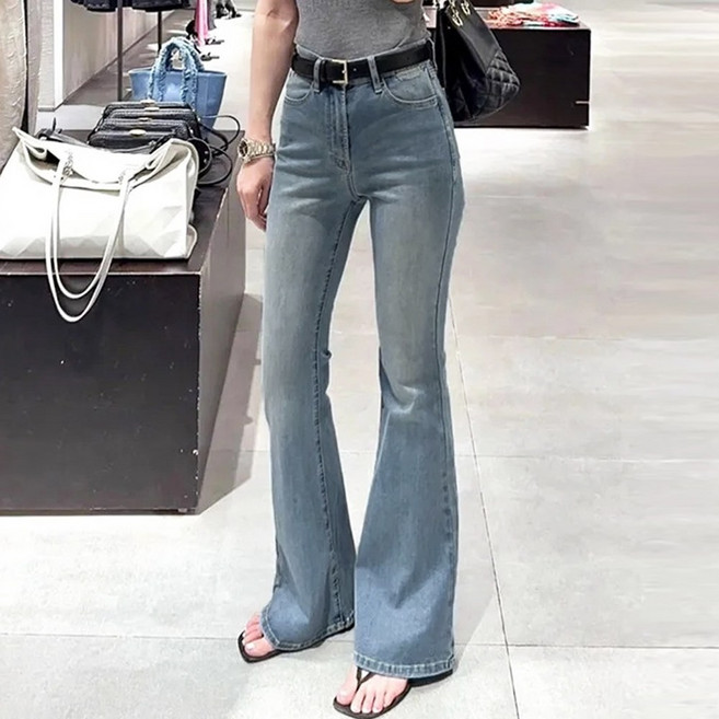 메이킹유 [3size] 하이웨스트 데님 워싱 WC168130루비부츠컷팬츠