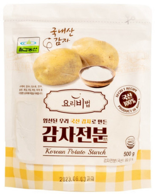 칠갑농산 감자전분, 500g, 1개