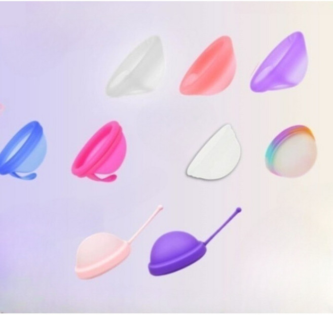 Seekerly 생리컵 손가락 고리형 퍼플 S M L 다양한 사이즈 종류 독일 의료용 실리콘, 1개, 1개입, 중형