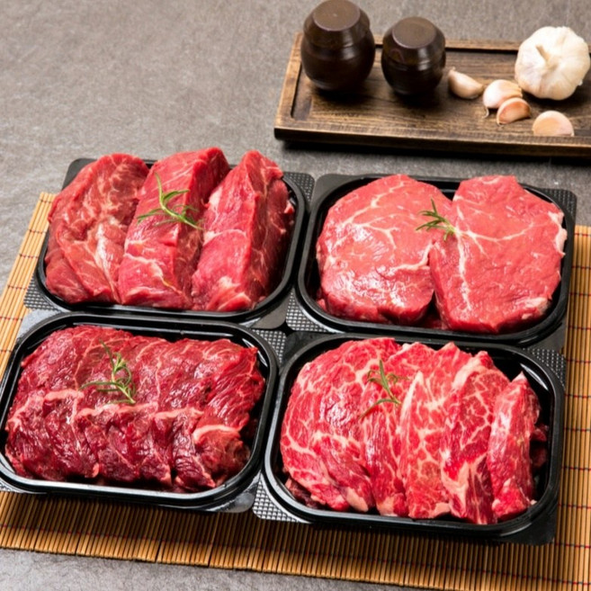 [예천한우]명품한우 알뜰 정육 선물세트 (1호/2호/3호) 1+등급 1++등급, 2호