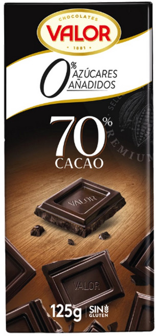 발로르 슈가프리 다크초콜릿 70% 100g, 1개