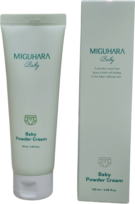 미구하라 베이비 파우더 크림, 120ml, 1개