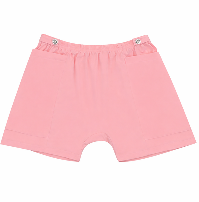 아띠꼴로 환자 소변줄 바지 소변주머니 반바지 장루 포켓 용품, 3XL, 여성용핑크, 1개