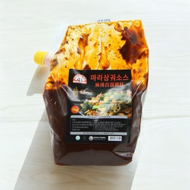 베르 마라샹궈소스 마라샹궈 마라탕 마라탕재료/마라탕/쯔유/마라샹궈/훠궈/스리라차소스/푸주/건두부, 1개, 1kg