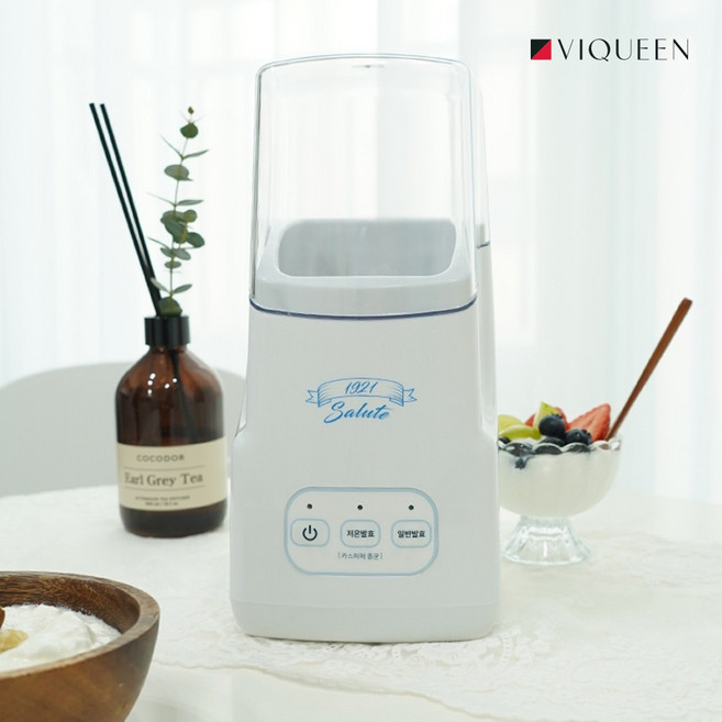 바이퀸 1921살루트 요거트 메이커 1L 그릭요거트 만들기 기계 요구르트 제조기, 1921살루트 요거트메이커, 1개