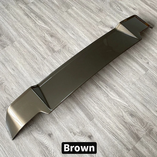 ABS 스포일러 액세서리 랜드로버 디펜더 90 110 2020-2023 자동차 테일 리어 트렁크 립 윙, 01 Brown