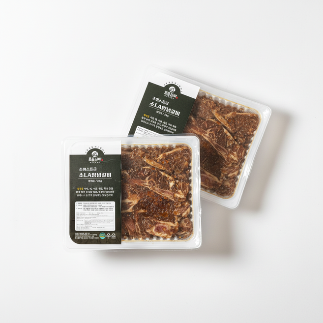 로움갈비선물세트 초이스등급 LA갈비2kg 2팩세트 선물포장, 1개