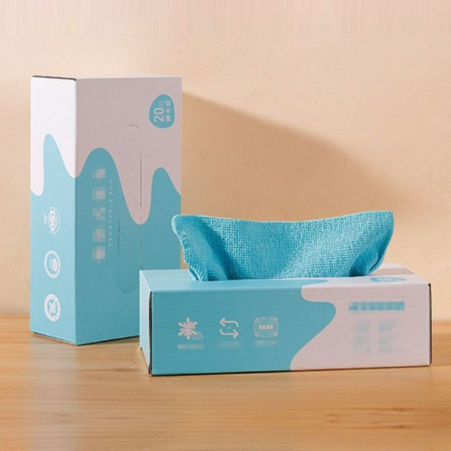 뽑아 쓰는 일회용 극세사 세차 타월 타올 티슈형 수건 행주 걸레, 선택01. 민트색상, 1개