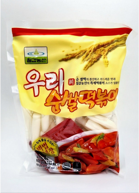 칠갑 순쌀떡볶이 600g, 1개