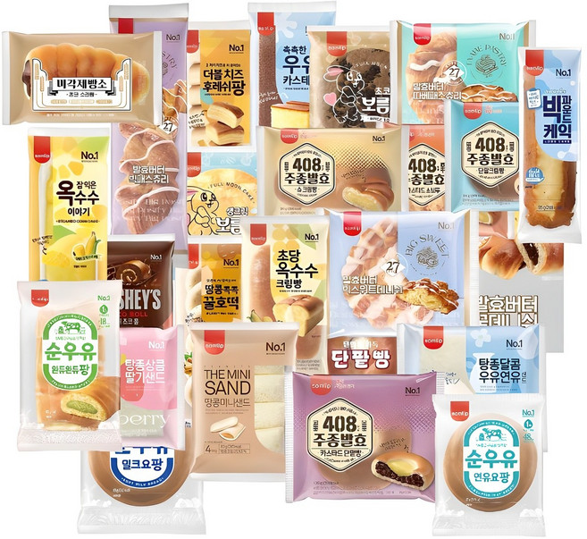 삼립빵 x 10봉, 10개, 100g