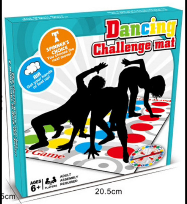 를 대화형 보드 게임 - 댄스 매트 및 트위스터 콤보 가족의 즐거움을 멀티플레이어 파티 장난감, [03] 라이트 옐로우