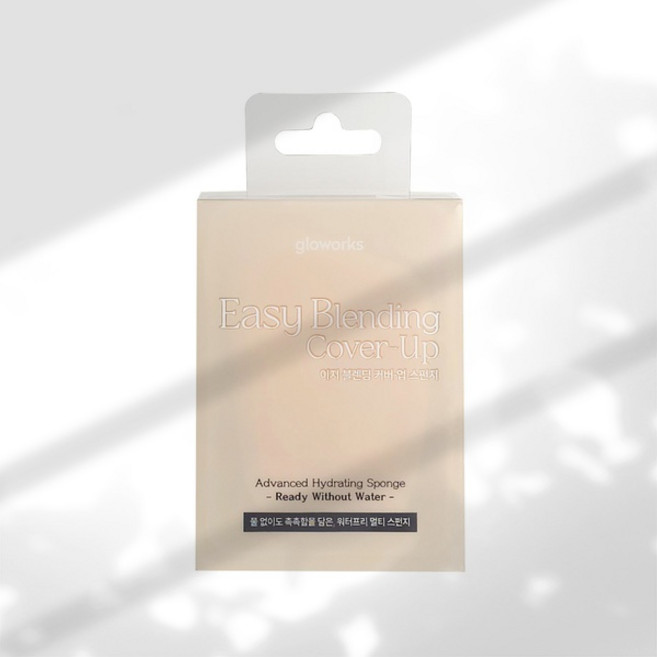 글로웍스 다이아 픽싱 스펀지, 1개, 이지 블렌딩 커버업 스펀지 1p