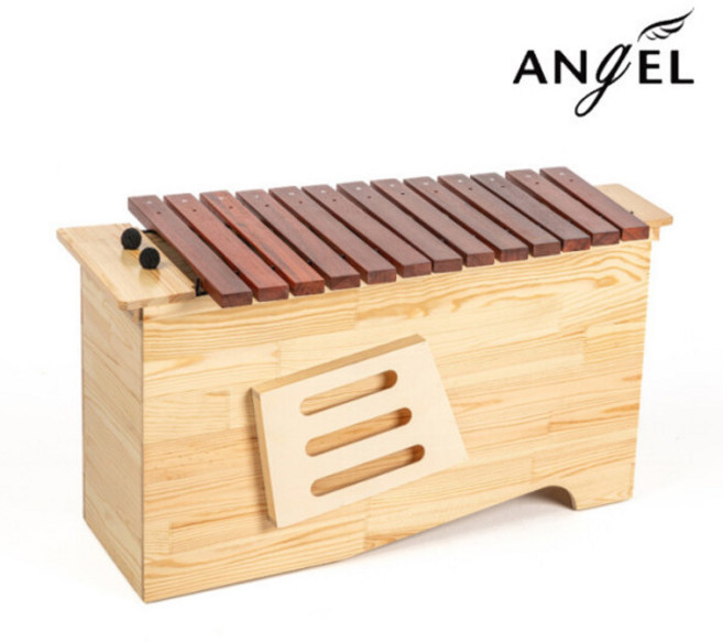 엔젤악기 베이스 자일로폰 APX-BW 마림바 음악시간 타악기 나무실로폰 초등학교 오케스트라, 1개, 우드, 13판