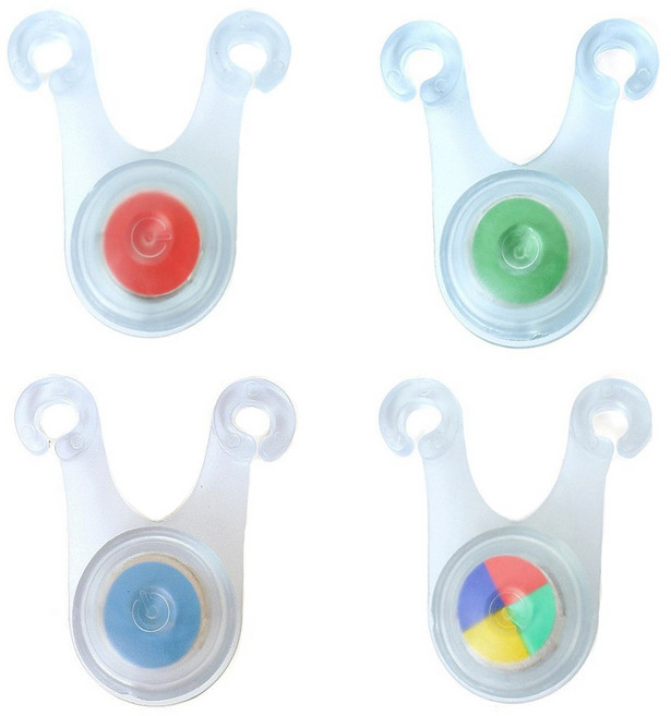 LED 자전거 후미등 젤라이트 캠핑 스트링 표시 라이트, 멀티, 1개