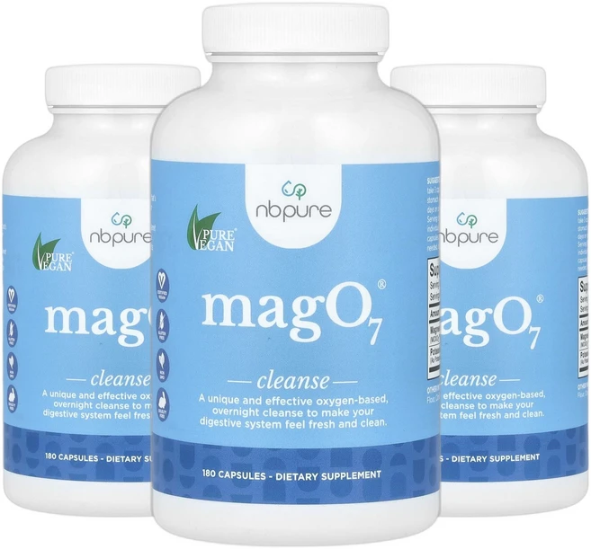 NB퓨어 마그네슘 MagO7 클렌즈 Magnesium 캡슐 180정 2+1, 3개 - 쿠팡