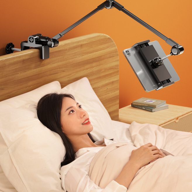 고오 스마트폰 태블릿 스탠드 거치대, 블랙, 1개