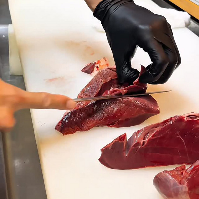 국내산 한우염통 소심장 스팀 초벌한 소염통 구이 호주산, 1개, 1.5kg