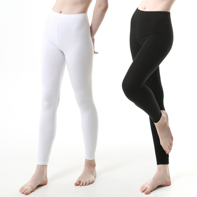 캐리루시 면 9부 슬림 레깅스 2p