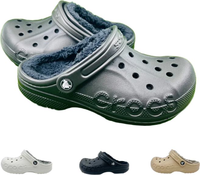(매장 정품) 크록스 바야 라인드 클로그 털 크록스 슬리퍼 실내화 + 미밈 액세서리 증정