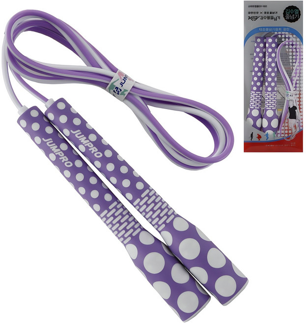 김수열줄넘기 스마트 명품 줄넘기 SY-100, 보라, 1개