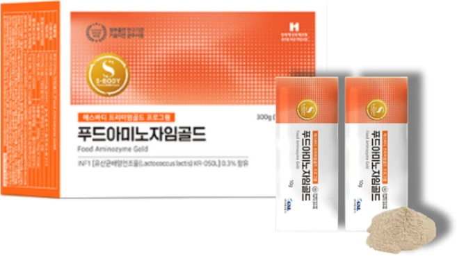 지에스엘 푸드아미노자임 골드 30포 x 1개, 300g - 쿠팡