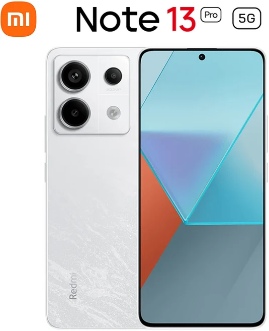 샤오미 레드미 노트 13 프로 5G 16GB 512GB 안드로이드 6.67인치 퀄컴 2세대 스냅드래곤 글로벌롬 5G 스마, 03 8GB 128GB, 01 하얀색, 128GB