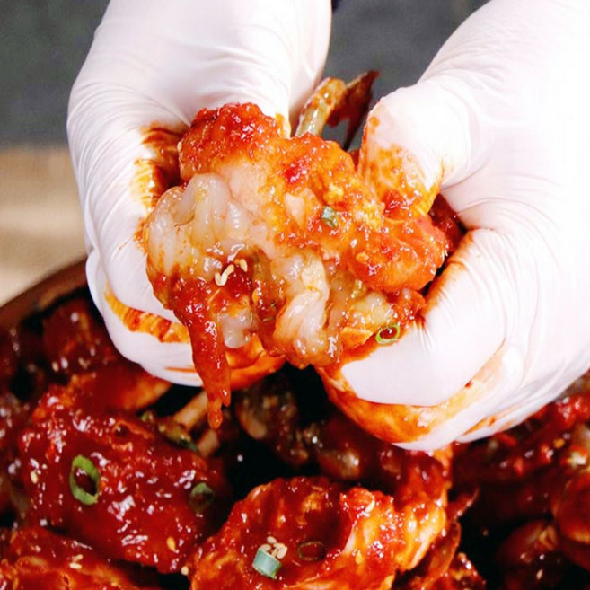 국산 연평도 꽃게로 만든 양념게장 1kg(매콤한 꽃게무침 손질꽃게 4마리 내외), 1개, 1g