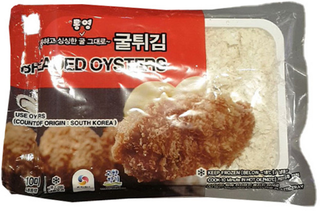 일구 통영 굴튀김, 1개, 250g