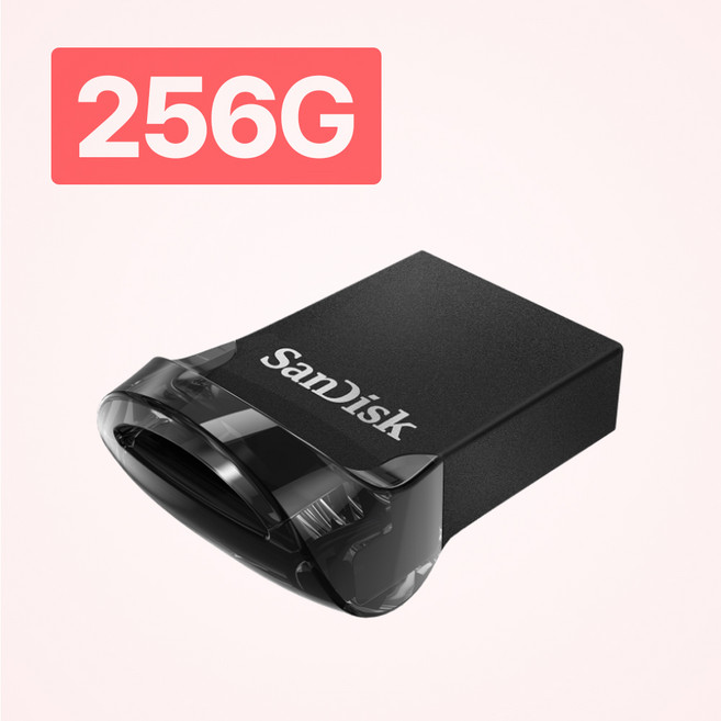 샌디스크 울트라 핏 USB 3.1 플래시 드라이브 SDCZ430, 256GB, 1개