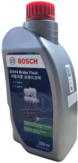 보쉬 브레이크 오일 ABS ESP DOT4 1L 1병 0986AB8999, 1개, DOT4/0986AB8999