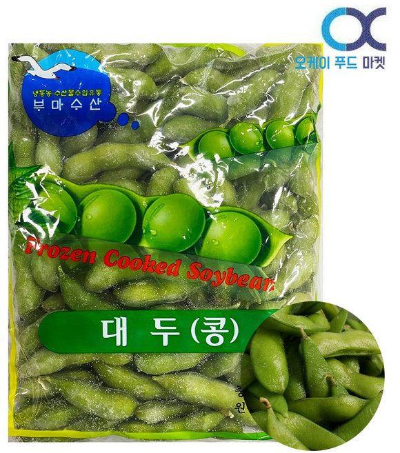 자숙대두 대두콩 자숙콩 풋콩 완두콩450gx15팩, 15개