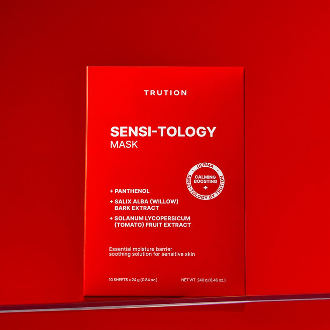 [본사직영] 트루션 센시톨로지 장벽 보습 진정 더마 마스크팩 #진정 근본적인 문제해결 #여드름 피부 사용 적합테스트 #건강한 피부 밸런스를 위한 펩타이드3종, 1개, 10개입