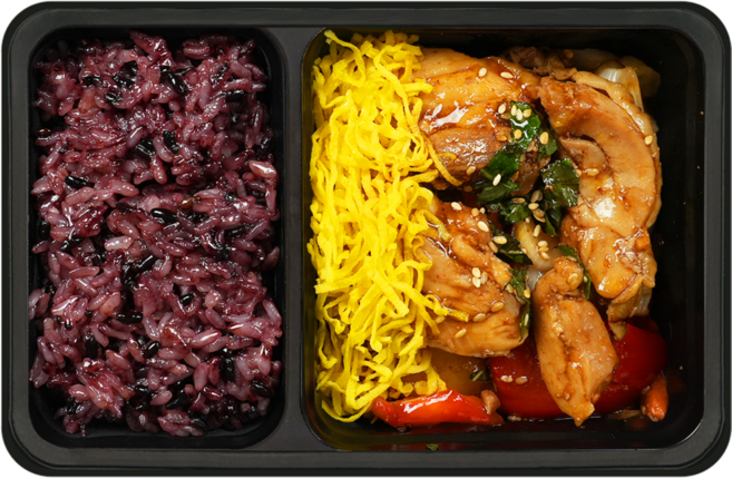 [샐러드보울] 넉넉소반 체육관 도시락 16종 골라담기 4. 데리야끼 치킨, 361g, 16개