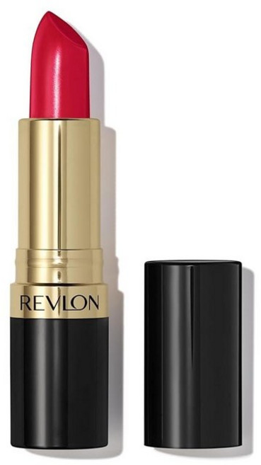 레브론 REVLON 슈퍼 러스트러스 립스틱 레드/코랄 펄 루비 에티튜드 (782) 328226, 435 Love That Pink