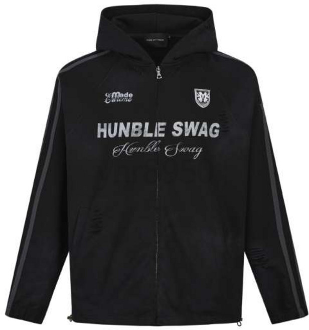 여성 후드집업 오버핏 롱 슬리브 레터링 후드 티셔츠