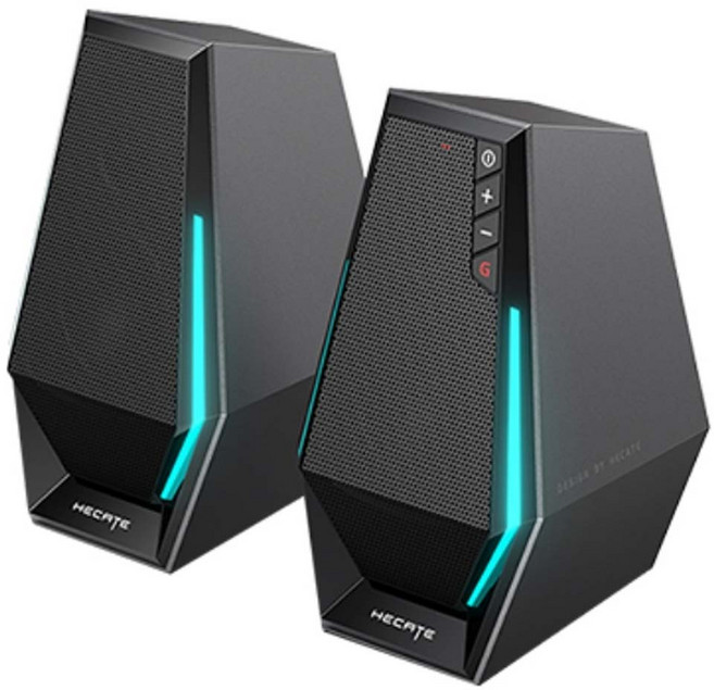 에디파이어 헤카테 G1500 RGB 데스크톱 게이밍 스피커, 블랙